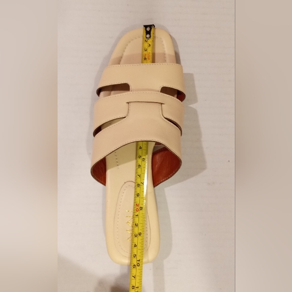 Manu Atelier Slippers Sandals Vanilla 15 Woven Size 39/ US 9 NWOB $355 MSRP - Picture 6 of 12